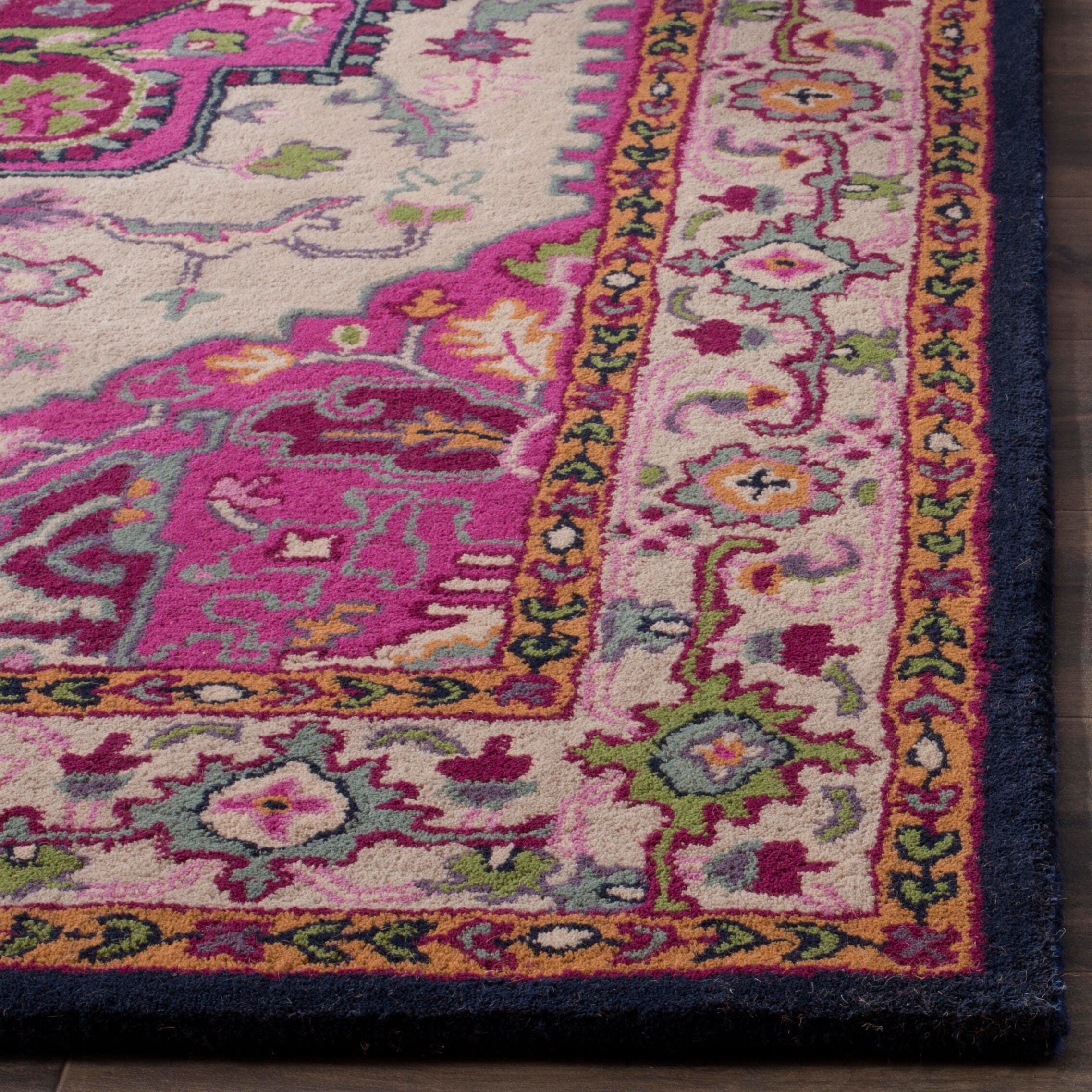 Safavieh Bellagio 4' X 6' Area Rug, Ivory/Pink, rollover