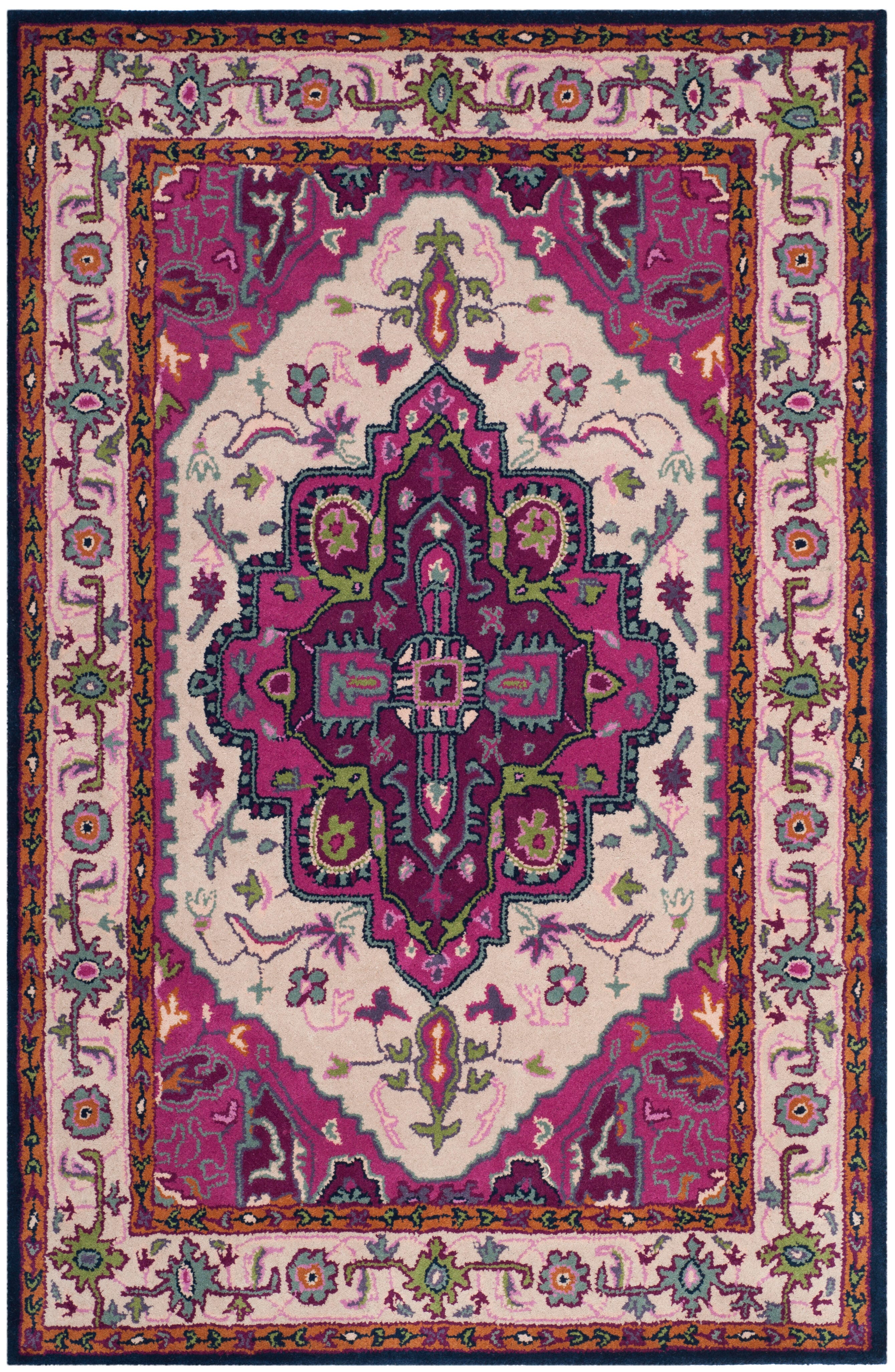 Safavieh Bellagio 4' X 6' Area Rug, Ivory/Pink, large