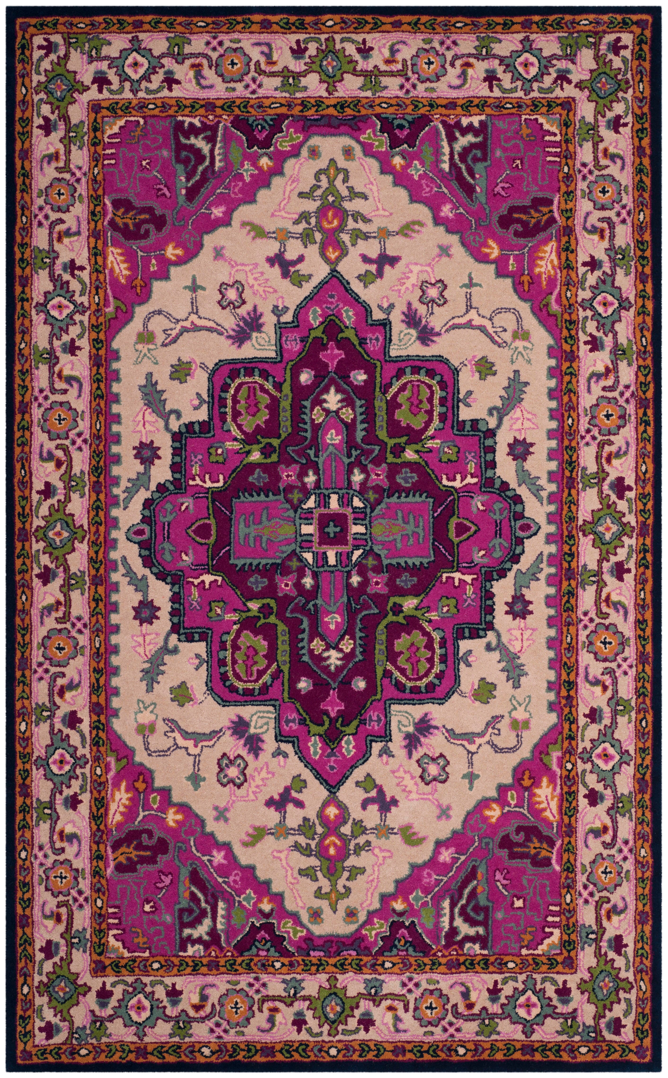 Safavieh Bellagio 5' X 8' Area Rug, Ivory/Pink, large