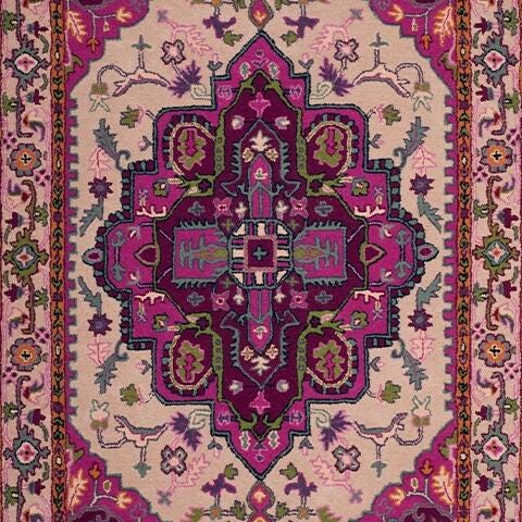 Safavieh Bellagio Bellagio 6' X 9' Area Rug, Ivory/Pink, large