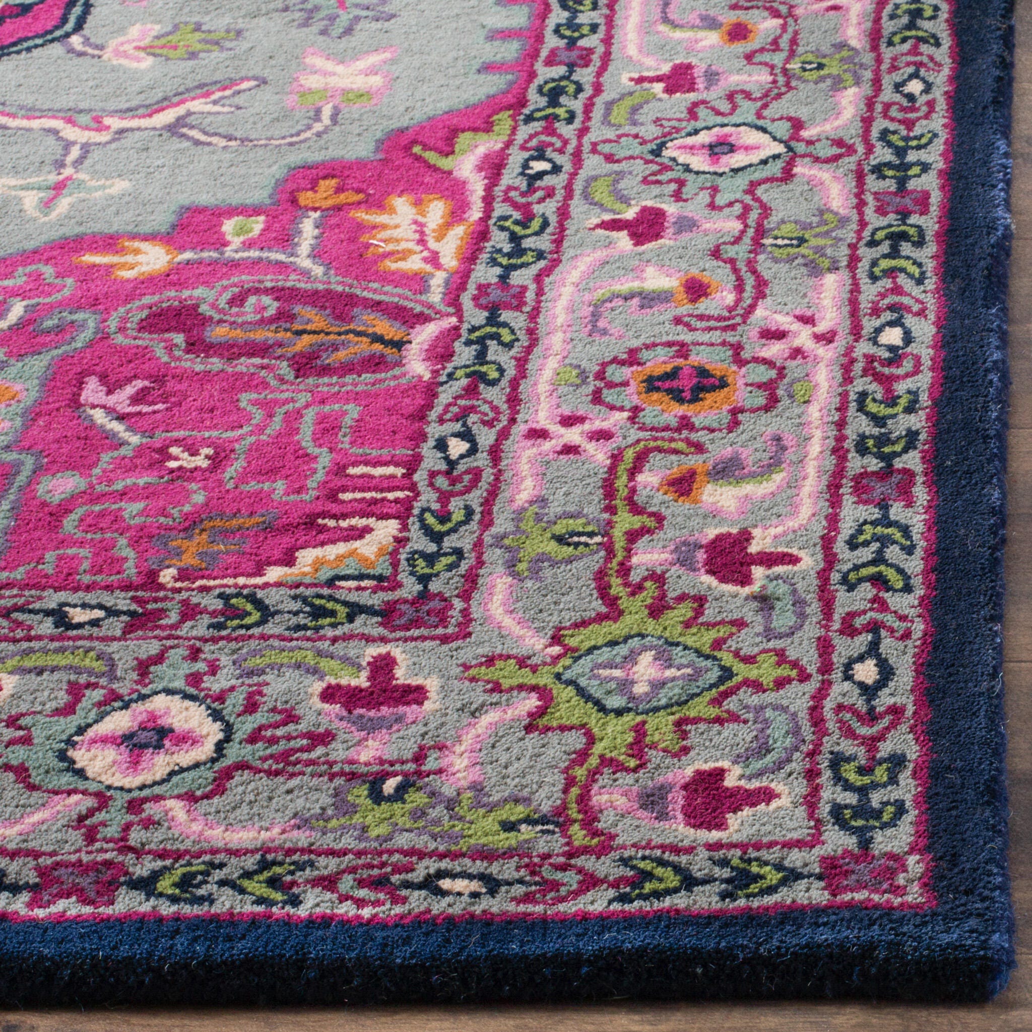 Safavieh Bellagio 2'6" X 4' Accent Rug, Gray/Pink, rollover