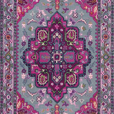 Safavieh Bellagio Bellagio 6' X 9' Area Rug, Gray/Pink, large