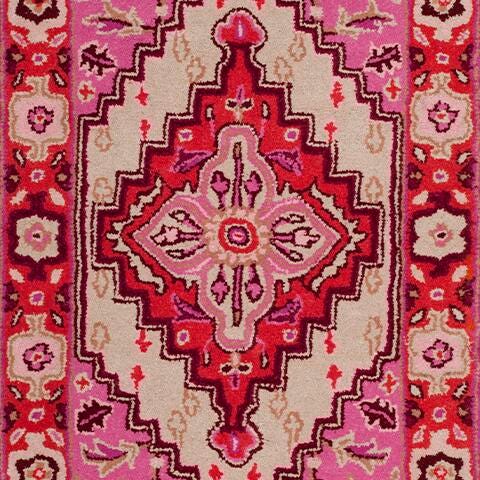 Safavieh Bellagio Bellagio 2' X 3' Accent Rug, Red Pink/Ivory, large