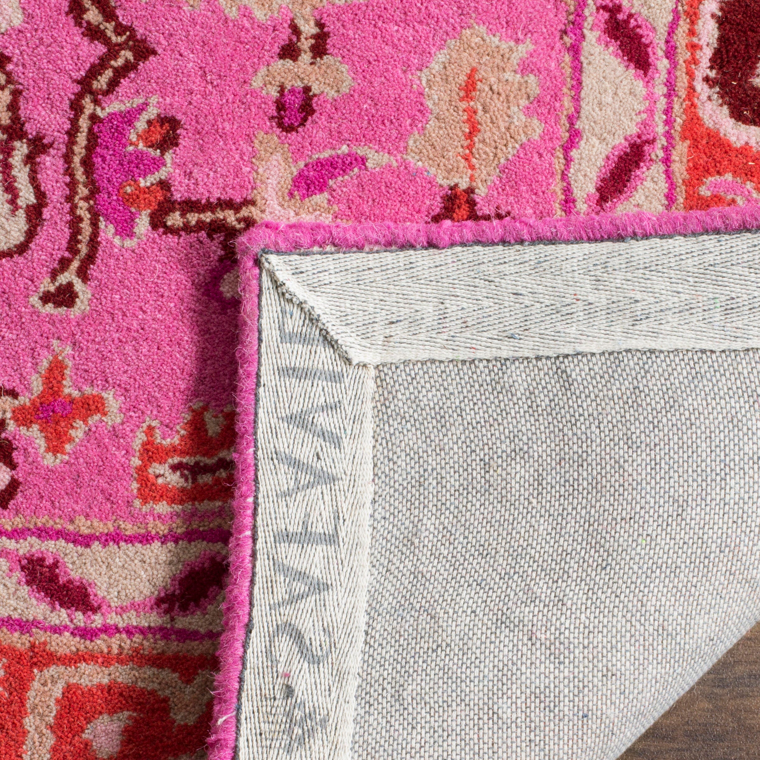 Safavieh Bellagio Bellagio 3' X 5' Accent Rug, Red Pink/Ivory, large