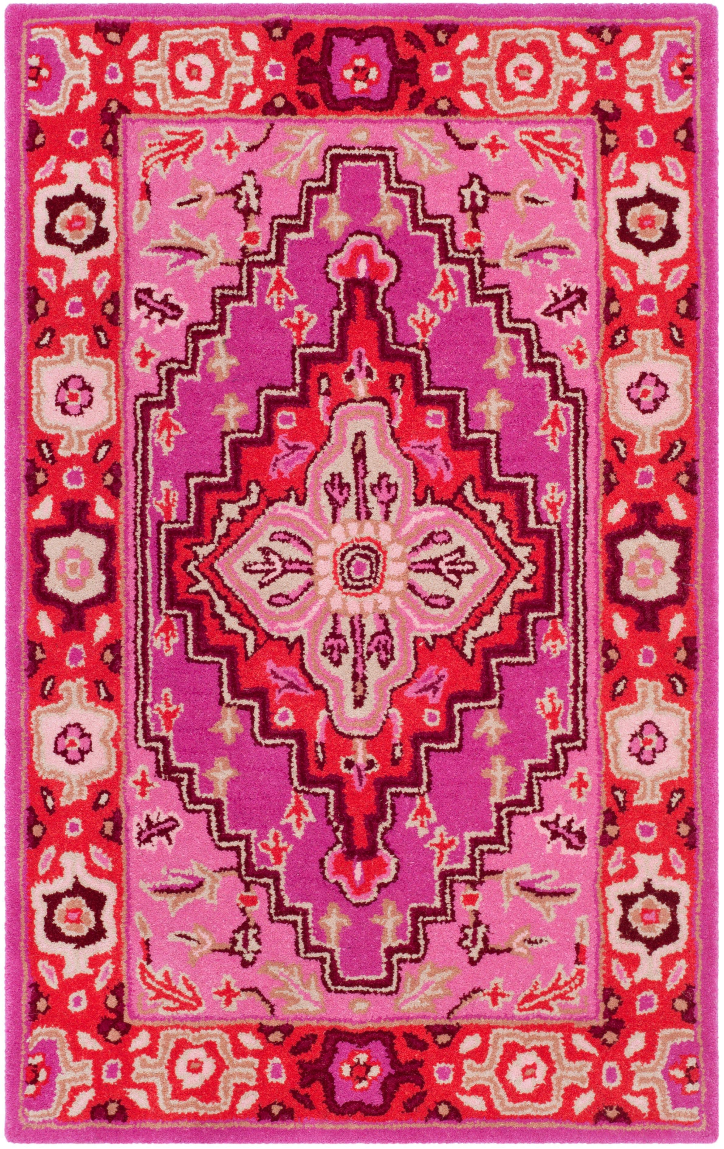 Safavieh Bellagio 2' X 3' Accent Rug, Red/Pink, large