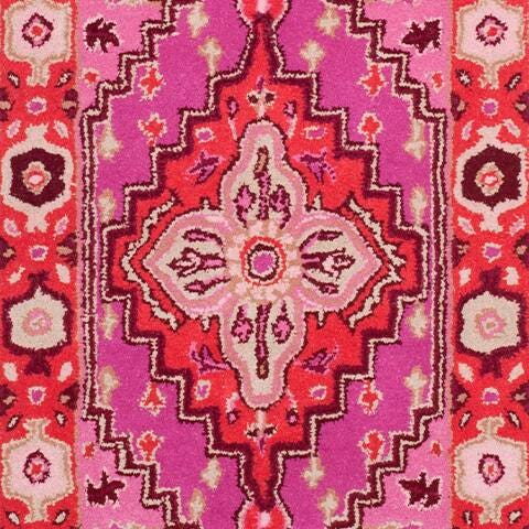 Safavieh Bellagio Bellagio 2'3" X 11' Runner, Red/Pink, large