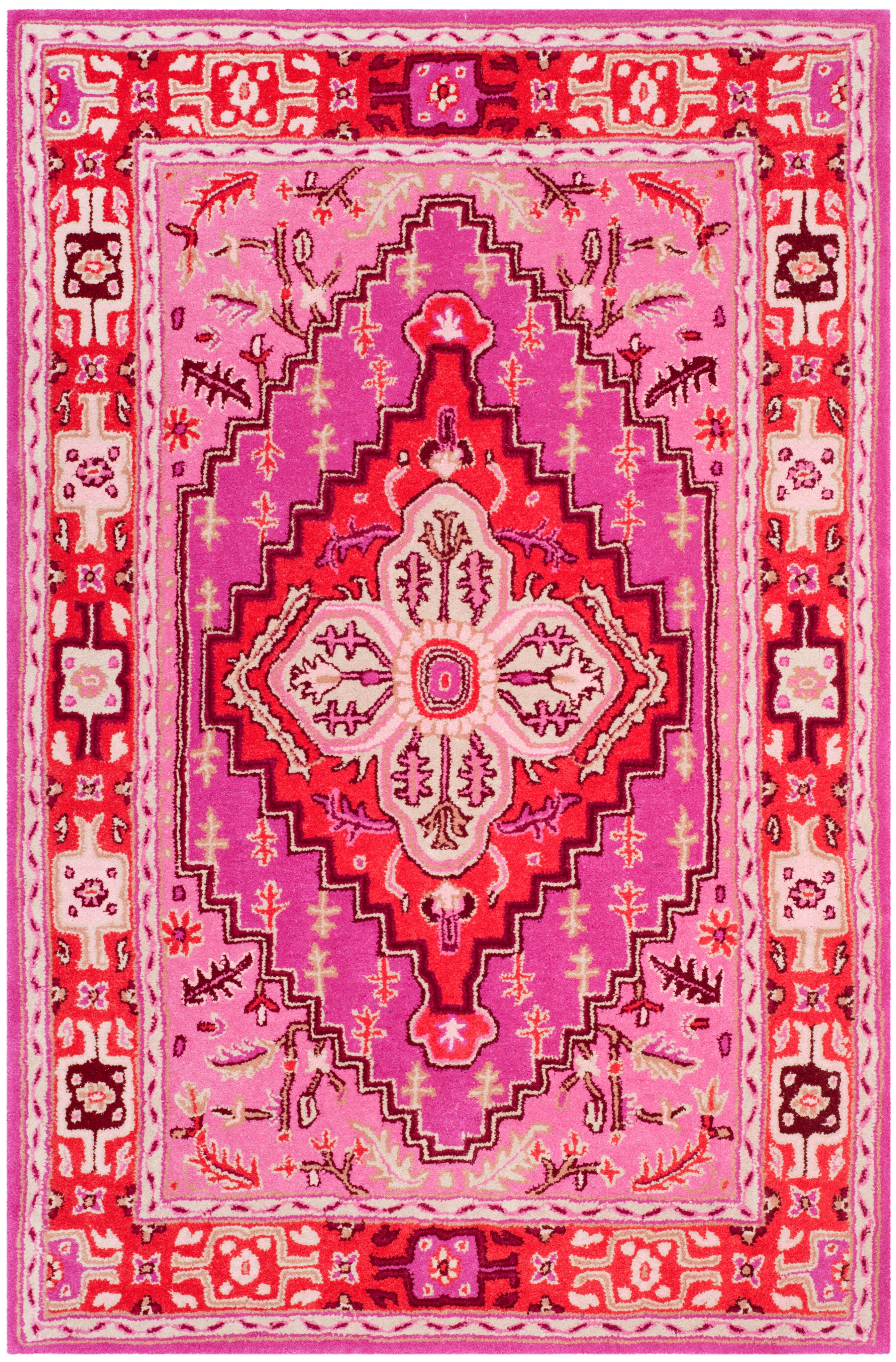 Safavieh Bellagio 3' X 5' Accent Rug, Red/Pink, large