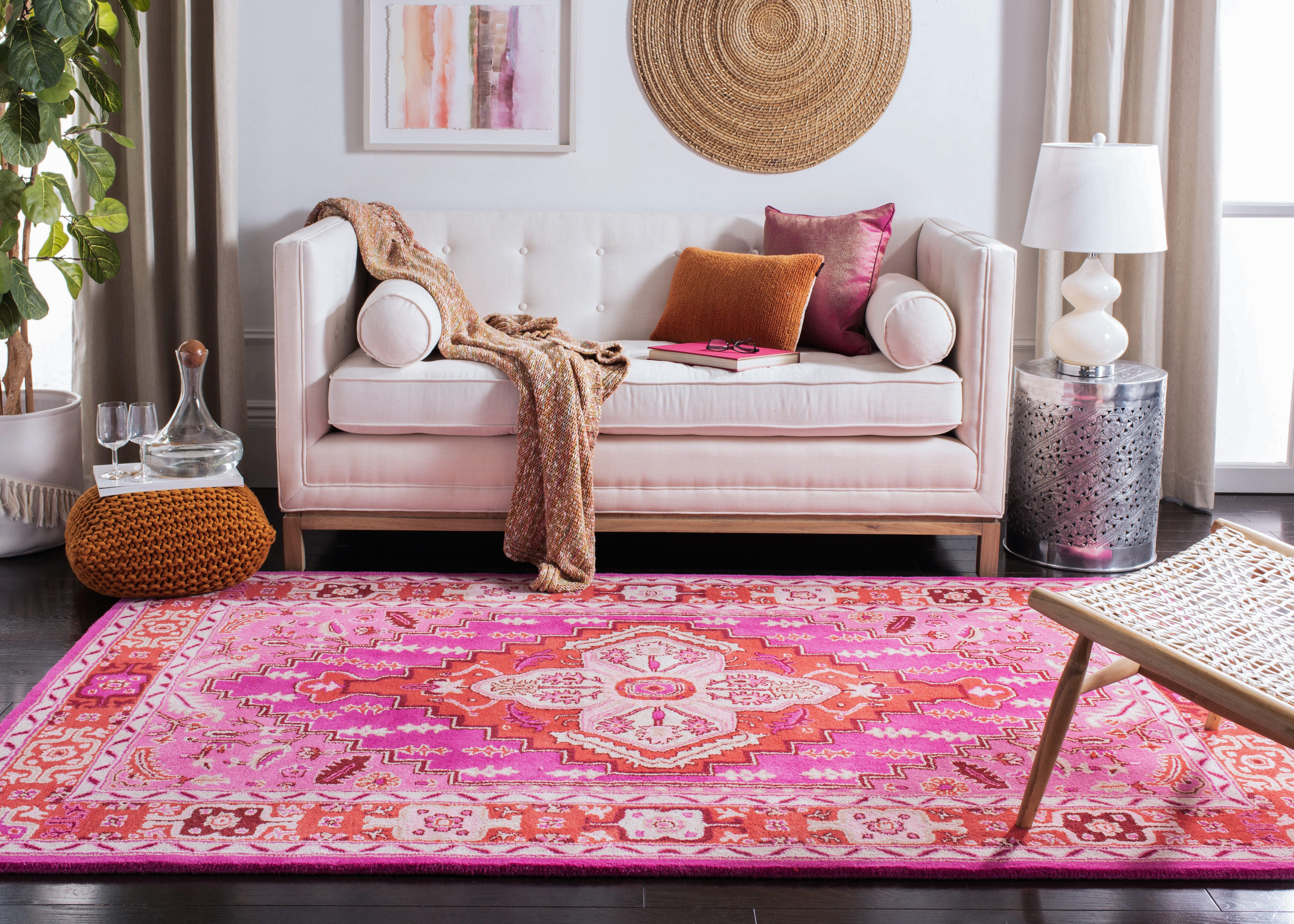 Safavieh Bellagio Bellagio 5' X 8' Area Rug, Red/Pink, large