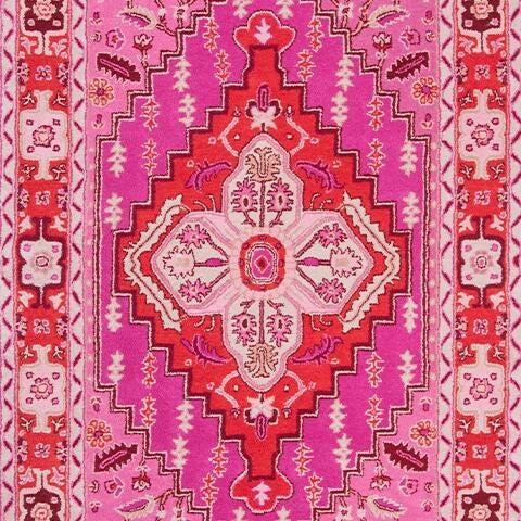 Safavieh Bellagio Bellagio 6' X 9' Area Rug, Red/Pink, large