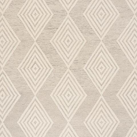 Safavieh Blossom Blossom 6' X 6' Square Area Rug, Silver/Ivory, large