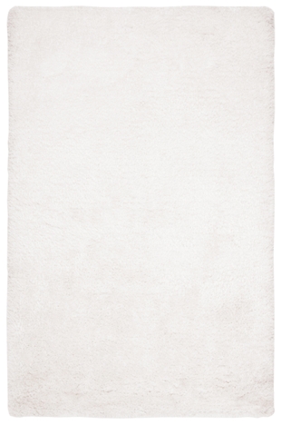 Atlantic Shag 4' x 6' Runner Rug, Ivory, large