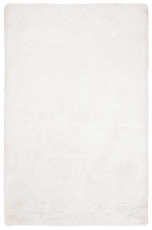 Atlantic Shag 5' x 8' Area Rug, Ivory, large