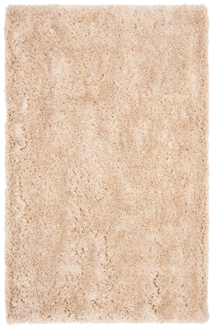 Atlantic Shag 4' x 6' Runner Rug, Beige, large