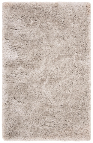 Atlantic Shag 4' x 6' Runner Rug, Silver, large