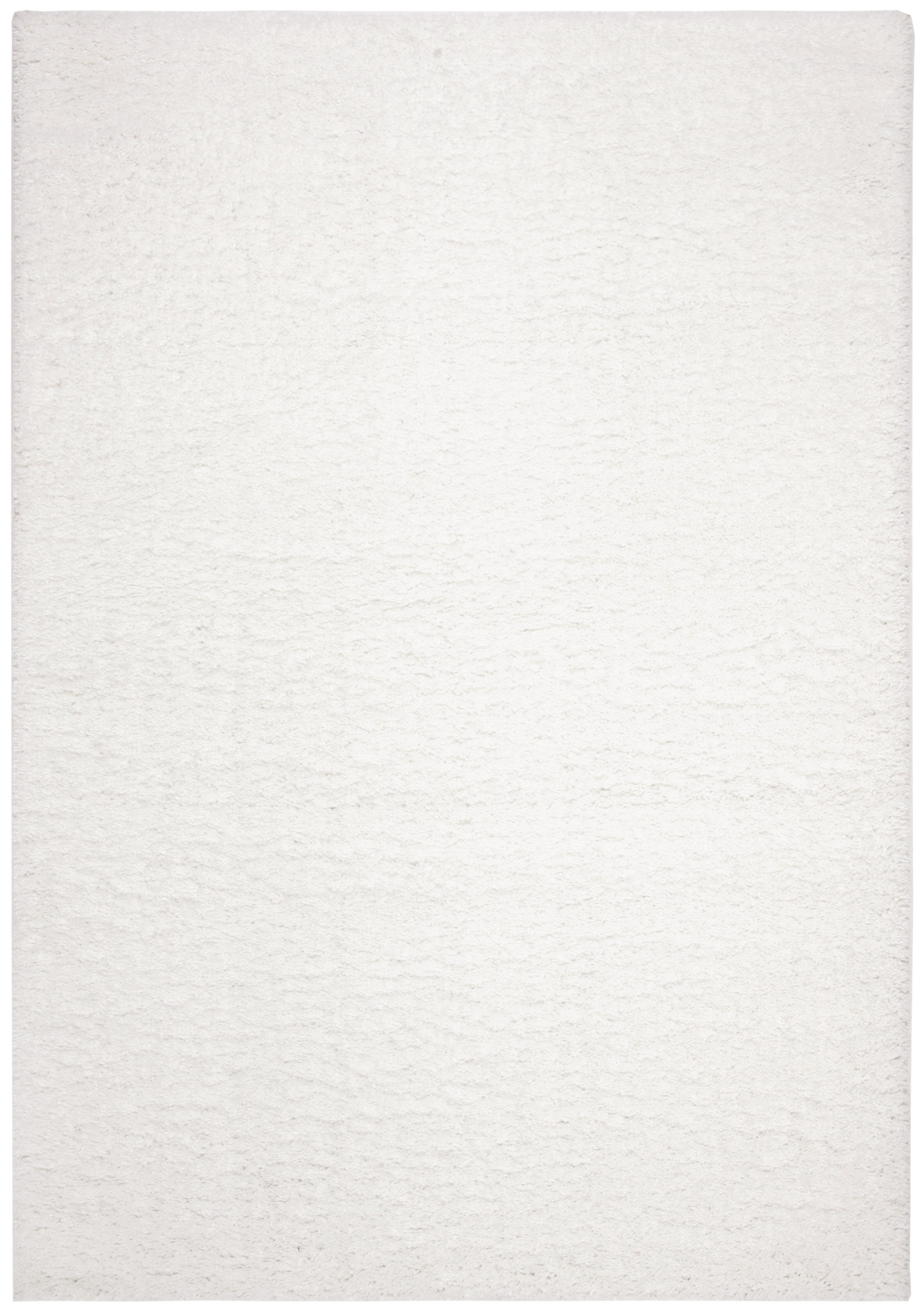 August Shag 6' x 9' Area Rug, White, large