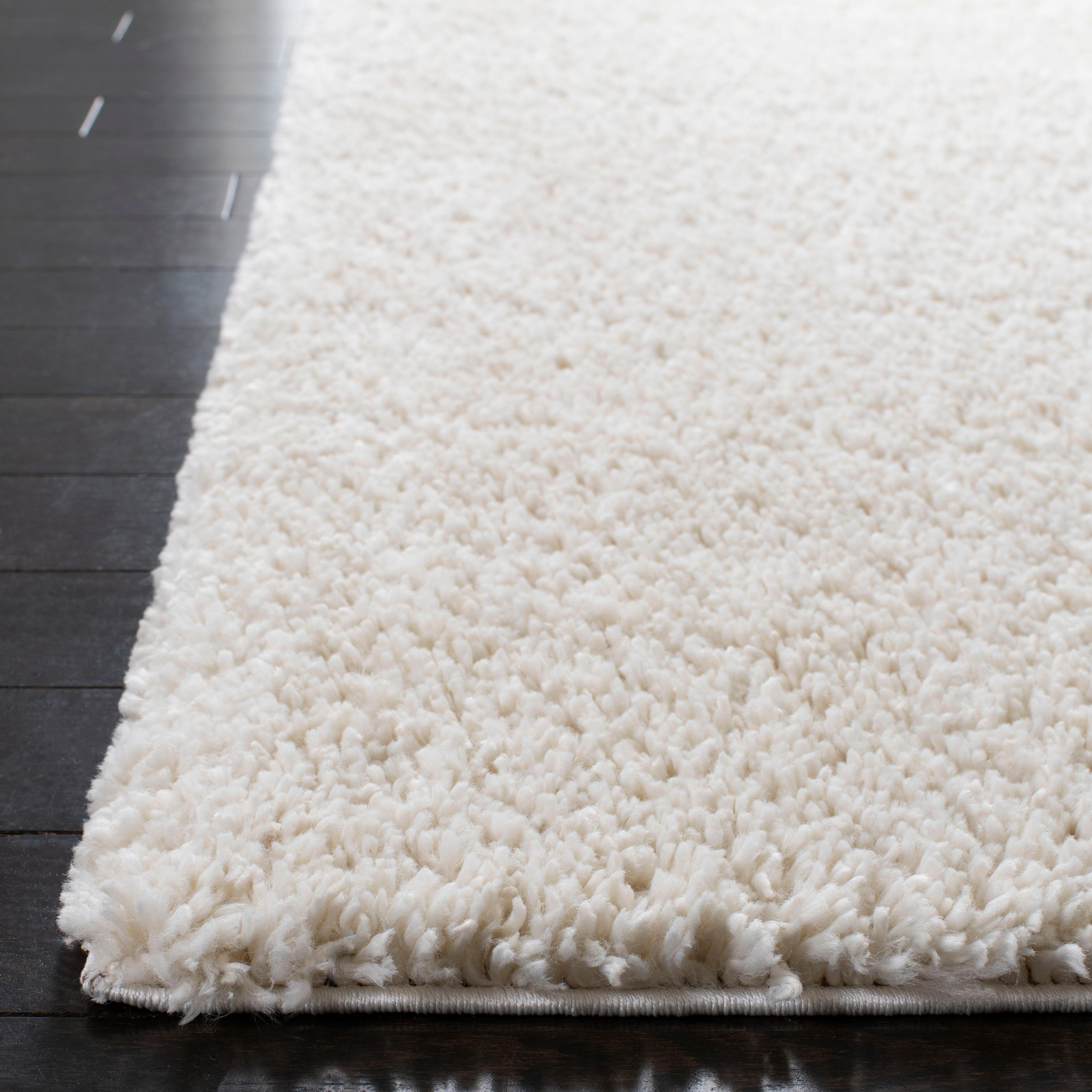 August Shag 4' x 6' Runner Rug, Ivory, large