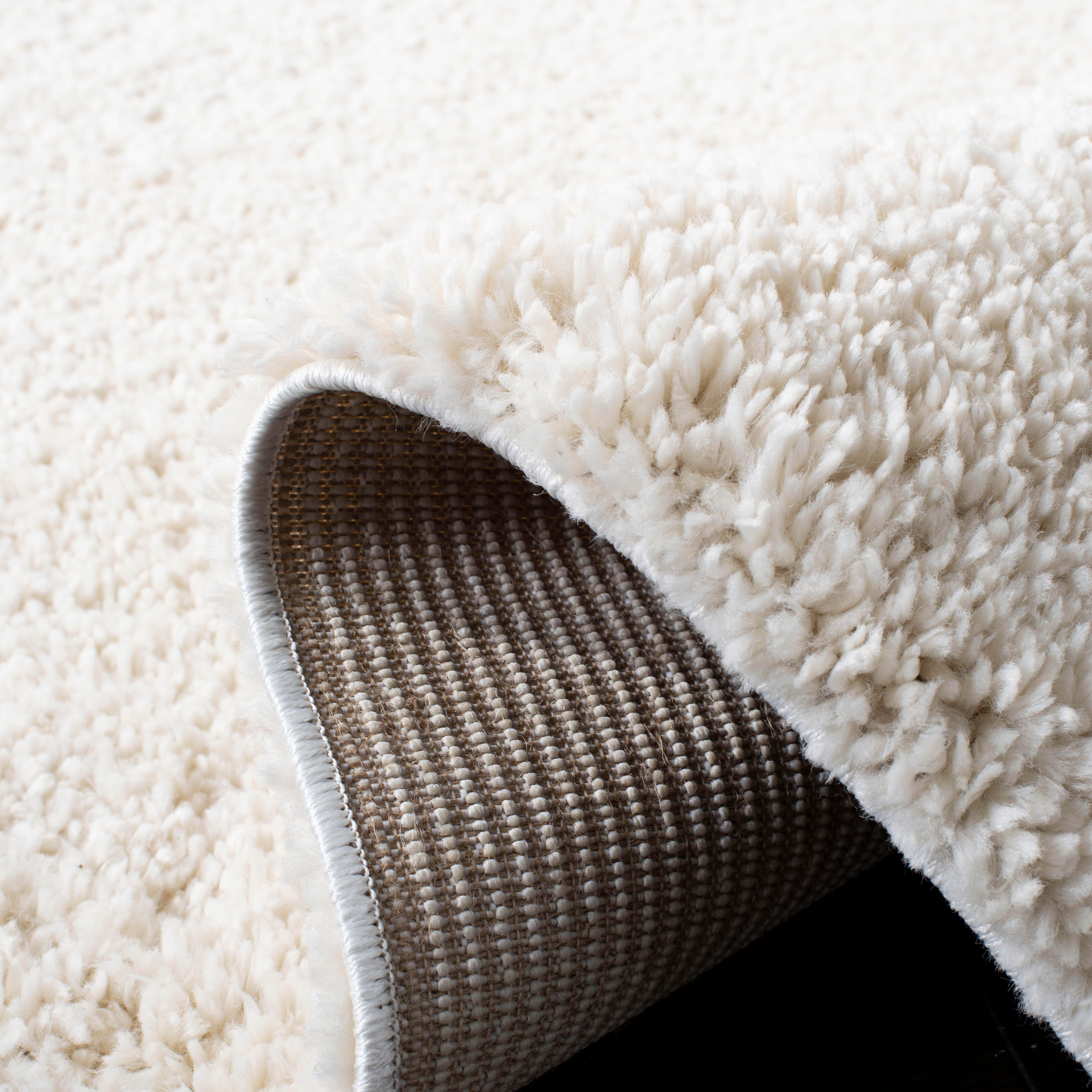 August Shag 4' x 6' Runner Rug, Ivory, large
