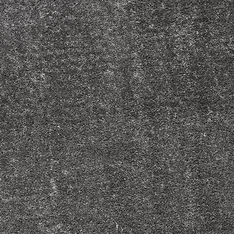 August Shag 6'7" x 6'7" Round Area Rug, Gray, large