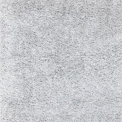 August Shag 2'3" x 10' Runner Rug, Silver, large