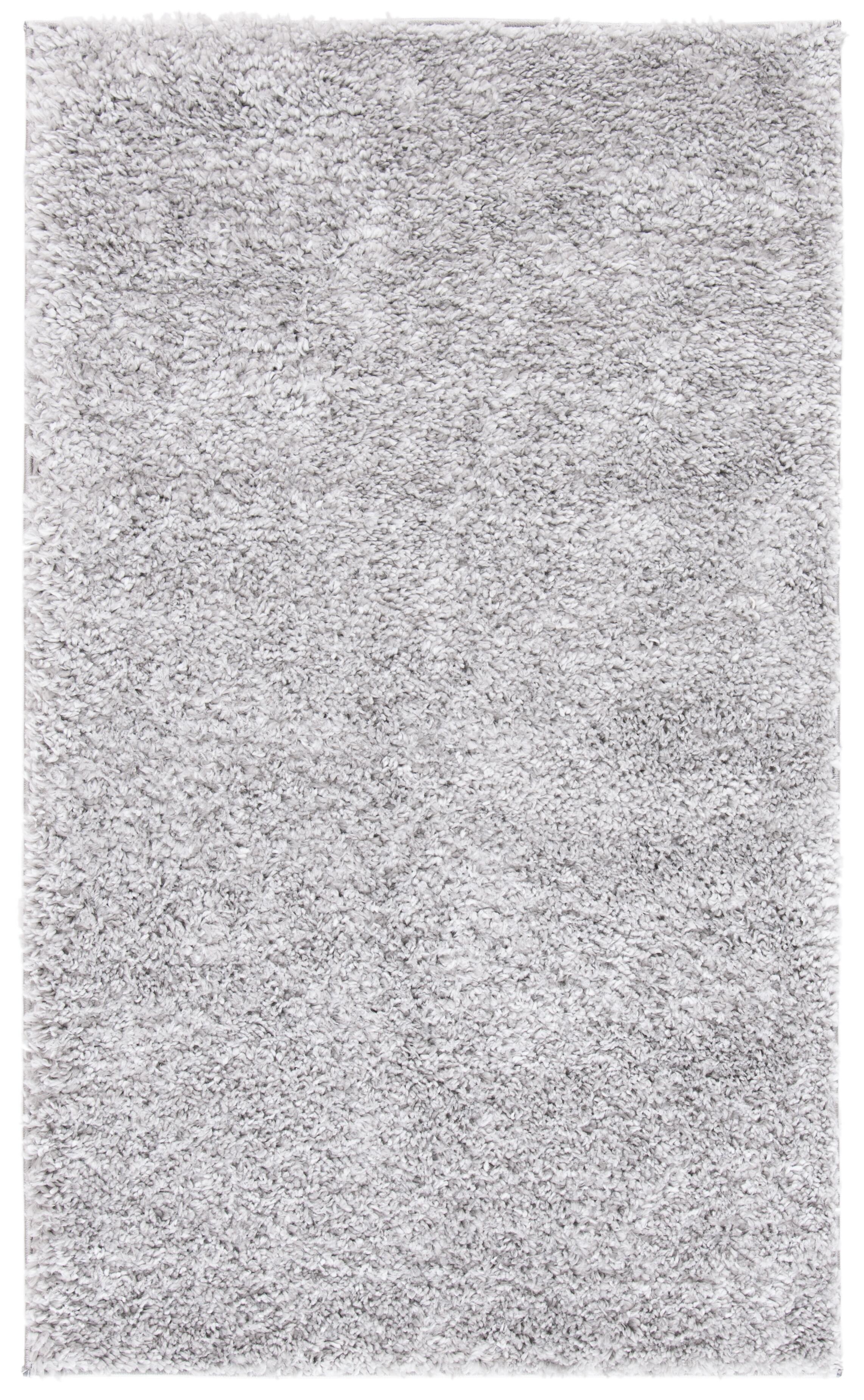 August Shag 2'3" x 4' Runner Rug, Silver, large