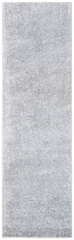 August Shag 2'3" x 8' Runner Rug, Silver, large