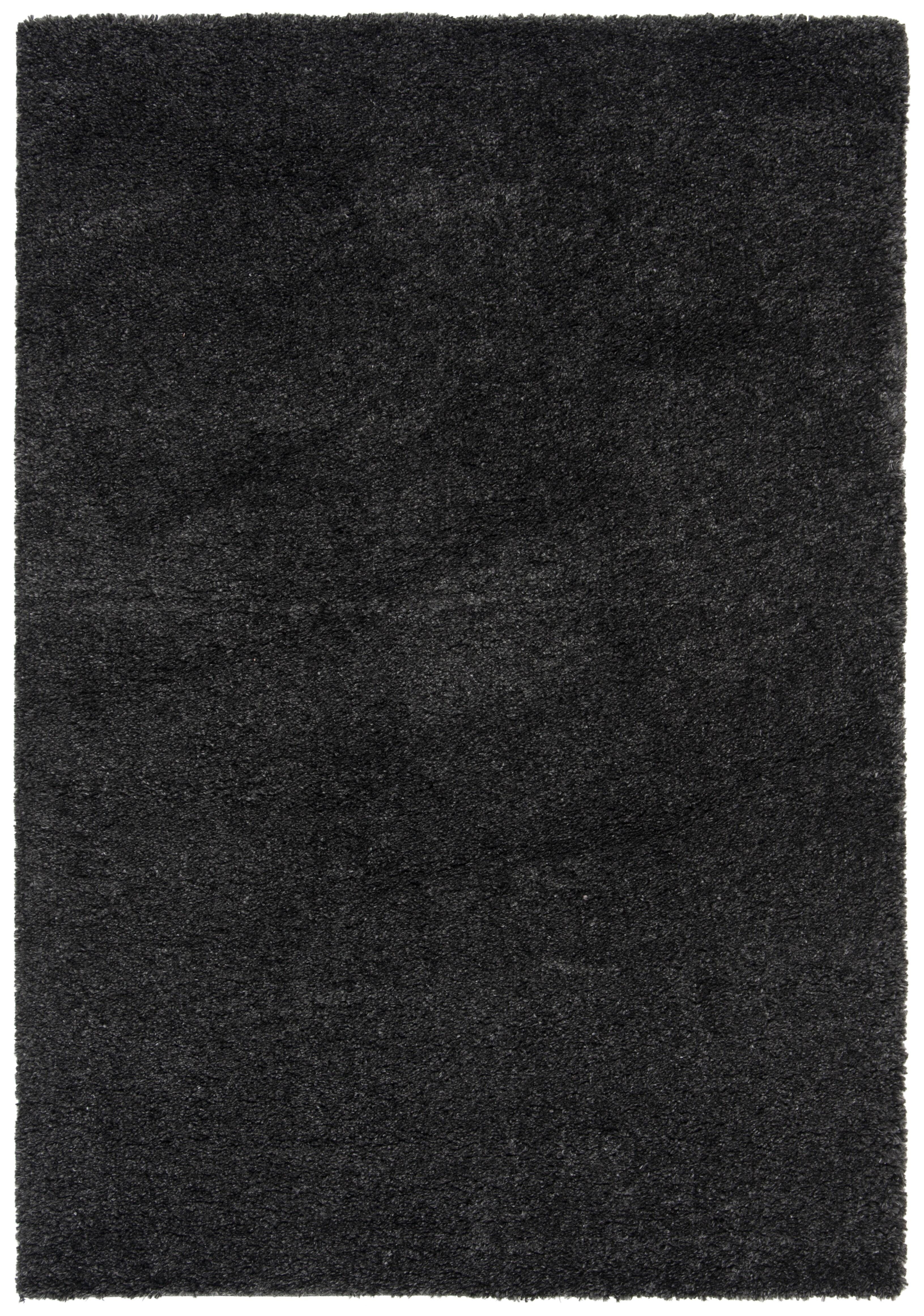 August Shag 5'3" x 7'6" Area Rug, Charcoal, large