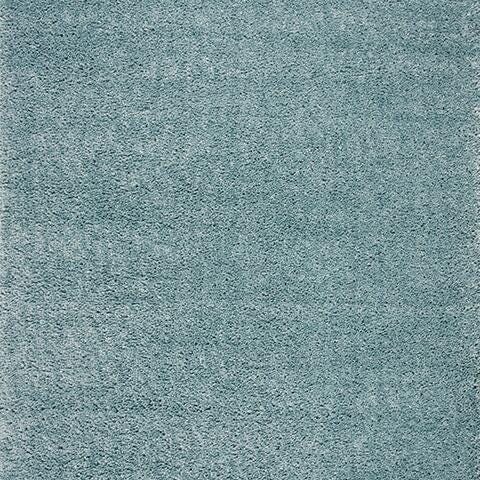 August Shag 4' x 6' Runner Rug, Aqua, large