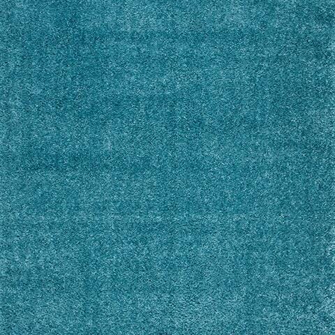 August Shag 4' x 6' Runner Rug, Turquoise, large