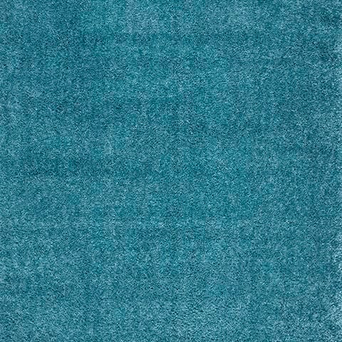 August Shag 8' x 10' Area Rug, Turquoise, large