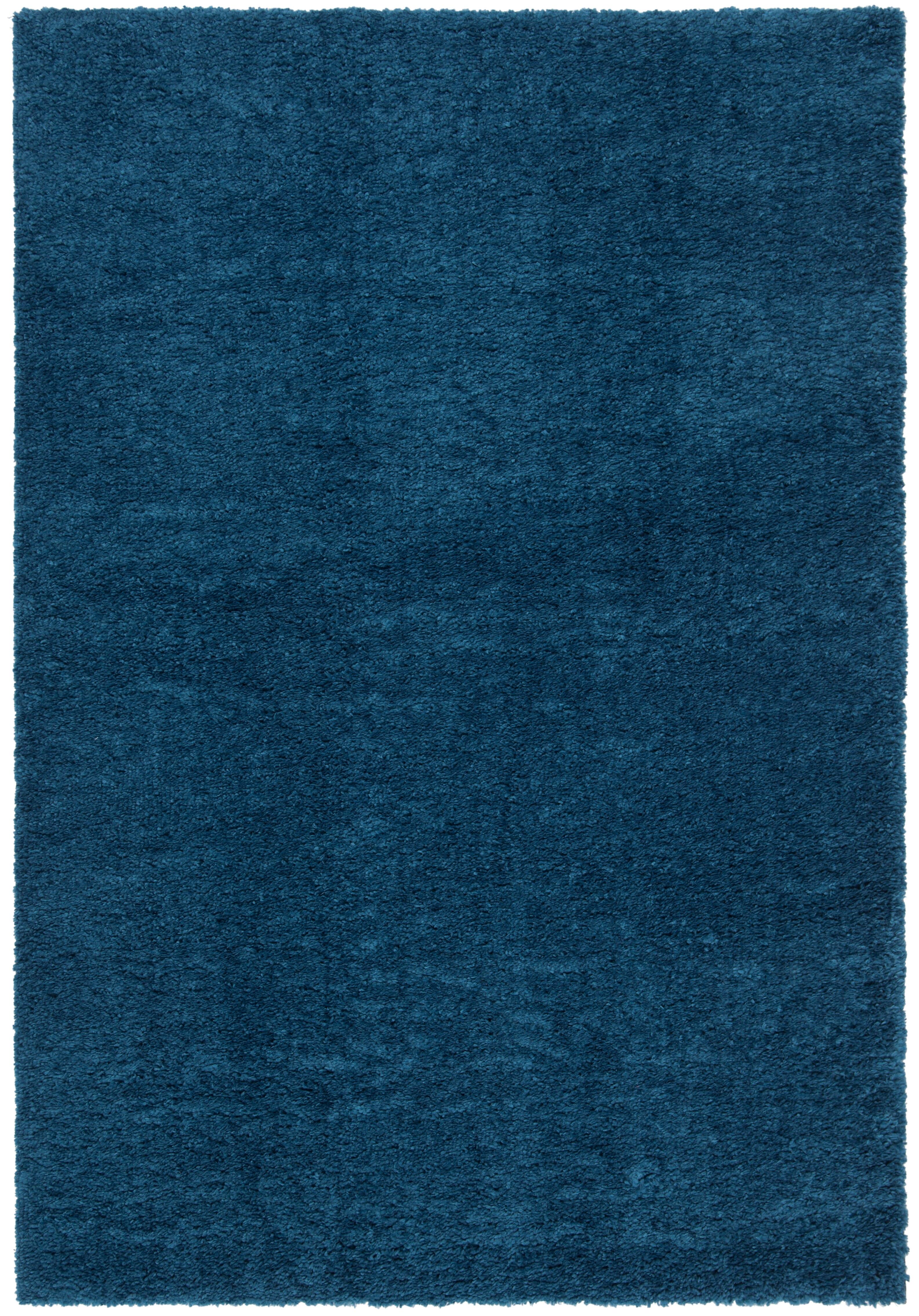 August Shag 8' x 10' Area Rug, Navy, large