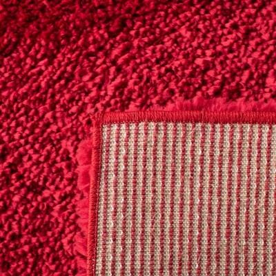 August Shag 5'3" x 7'6" Area Rug, Red, large