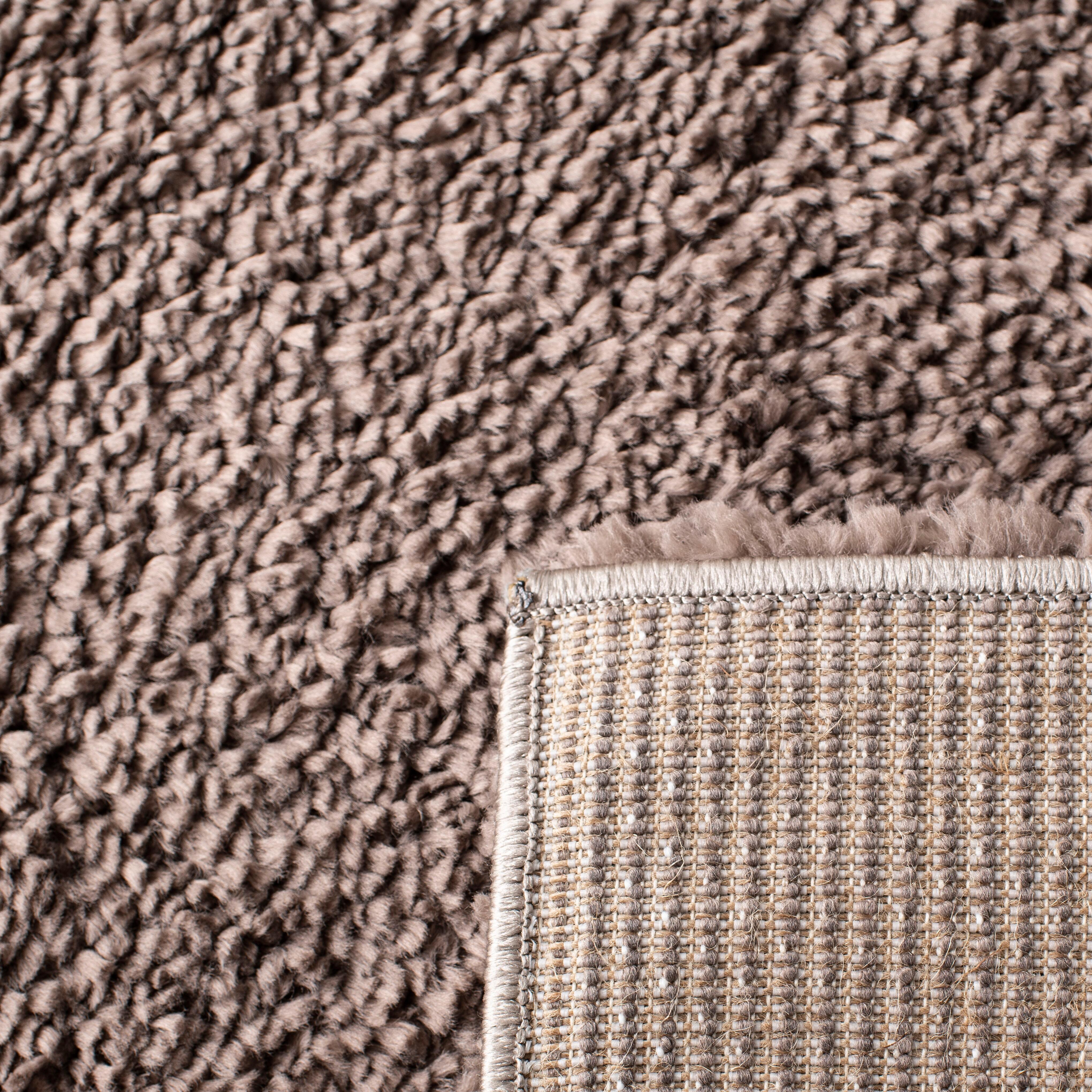 August Shag 5'3" x 7'6" Area Rug, Taupe, large