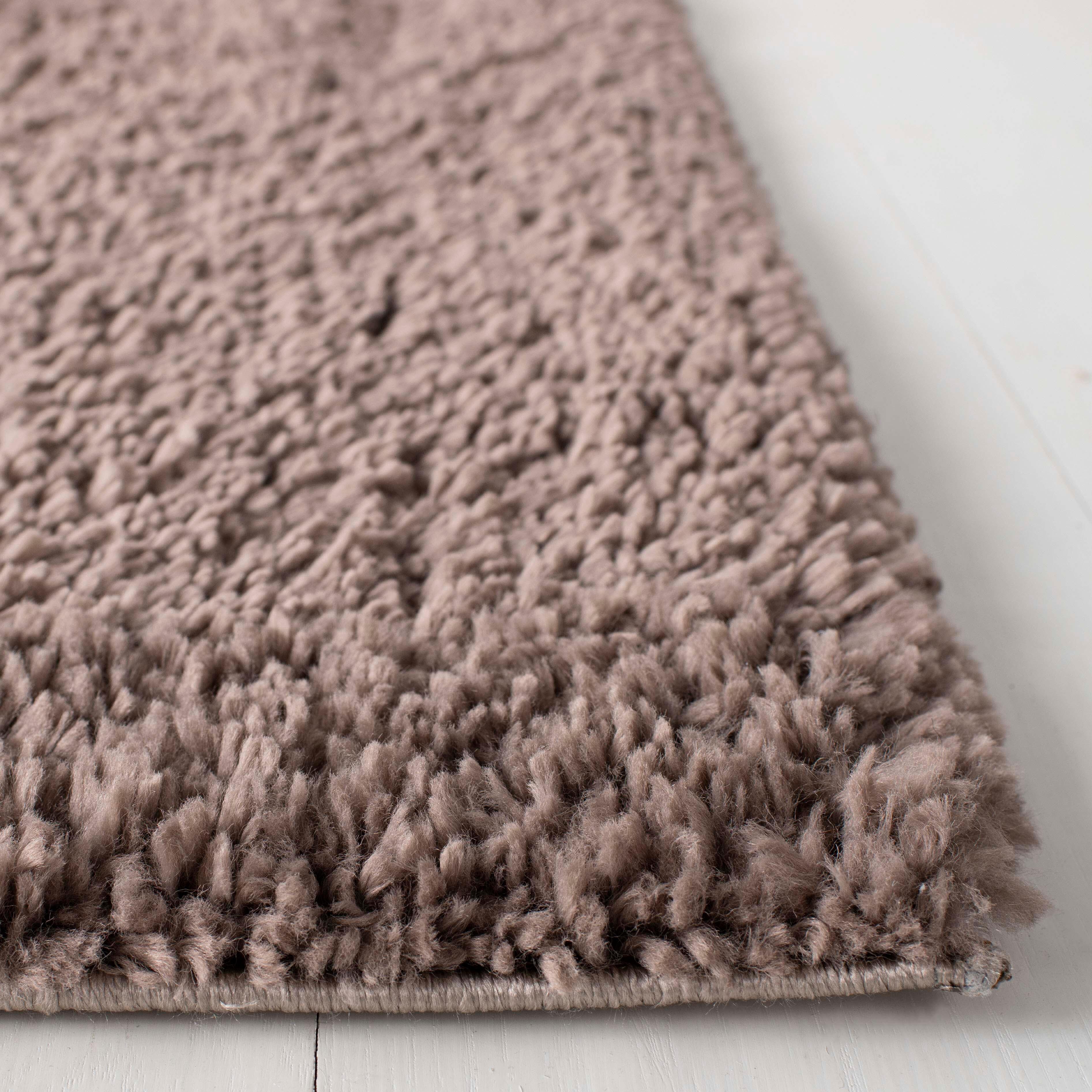 August Shag 6' x 9' Area Rug, Taupe, large