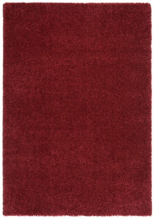 August Shag 6' x 9' Area Rug, Burgundy, large