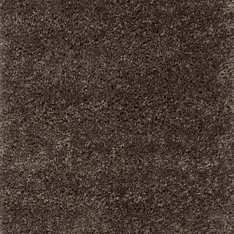 August Shag 2'3" x 12' Runner Rug, Brown, large