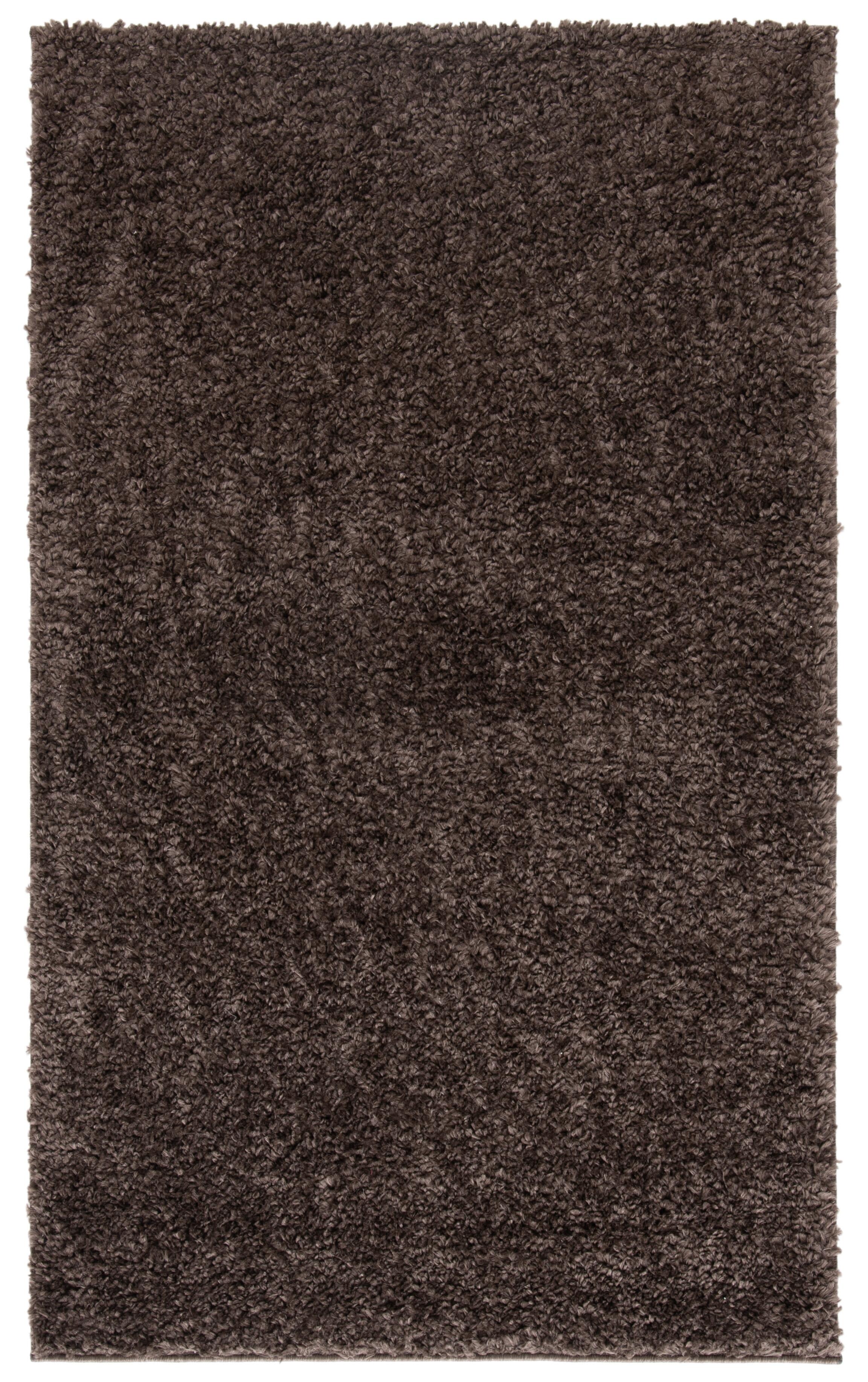 August Shag 2'3" x 4' Runner Rug, Brown, rollover
