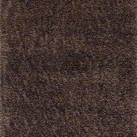 August Shag 2'3" x 4' Runner Rug, Brown, large
