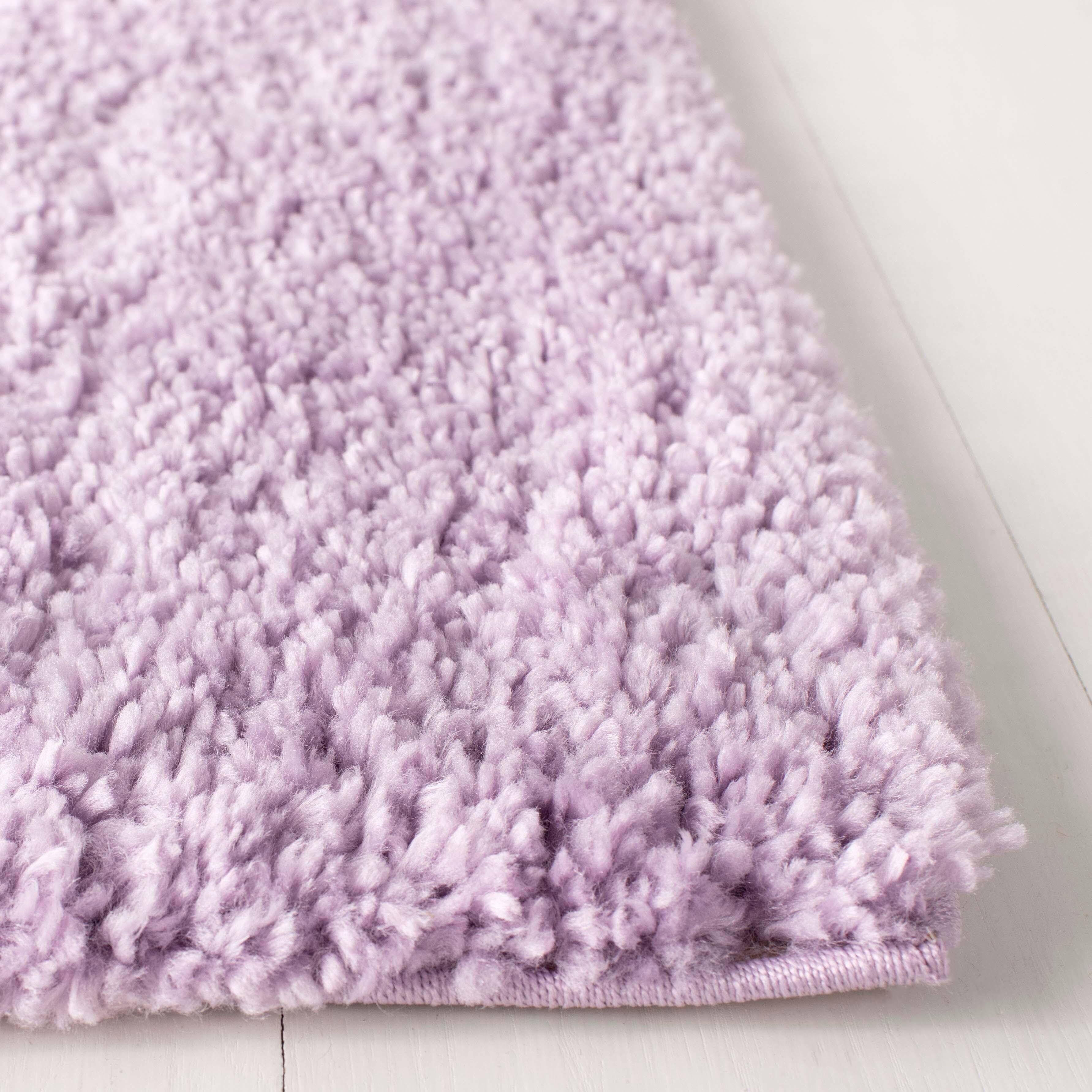 August Shag 6' x 9' Area Rug, Lilac, large
