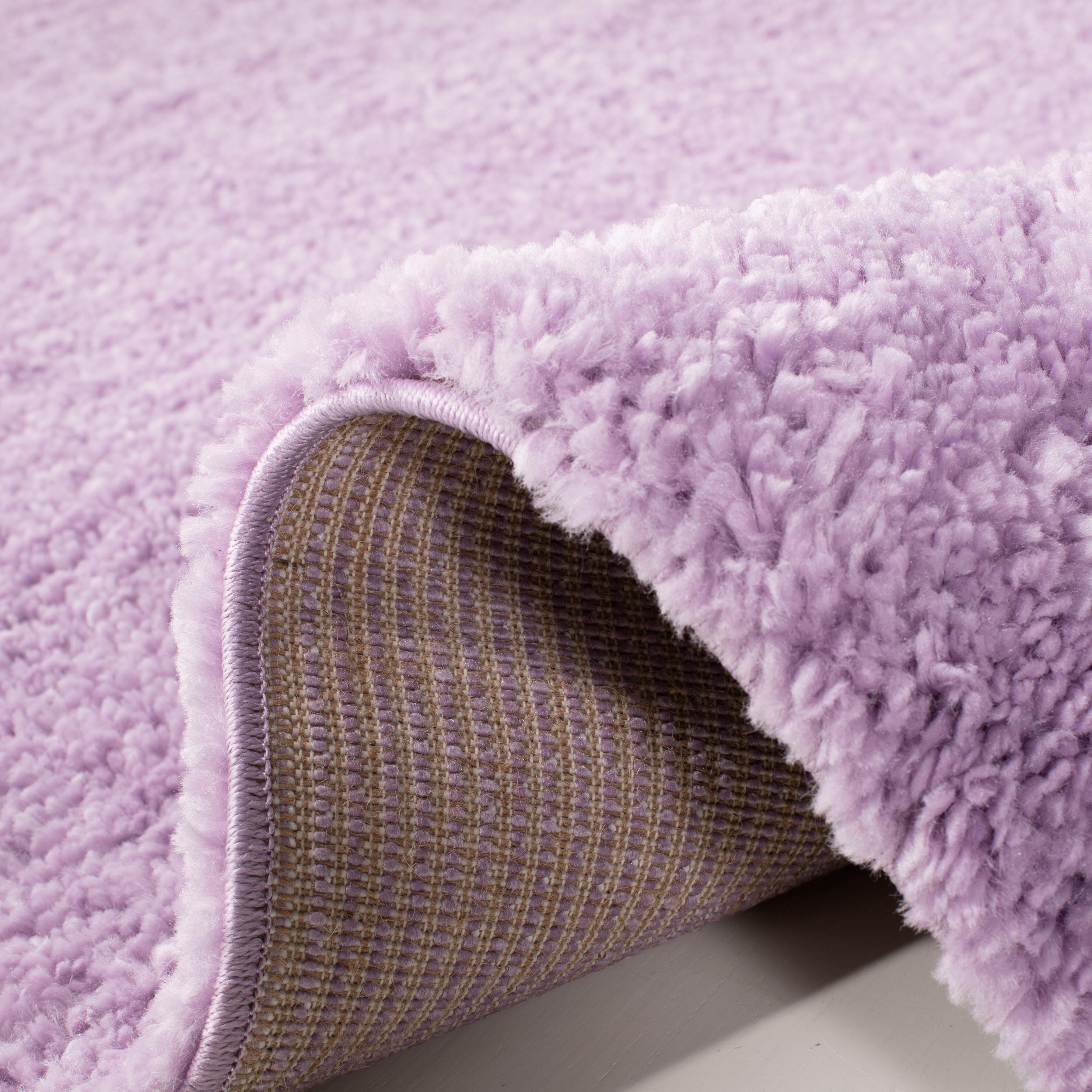 August Shag 6' x 9' Area Rug, Lilac, large