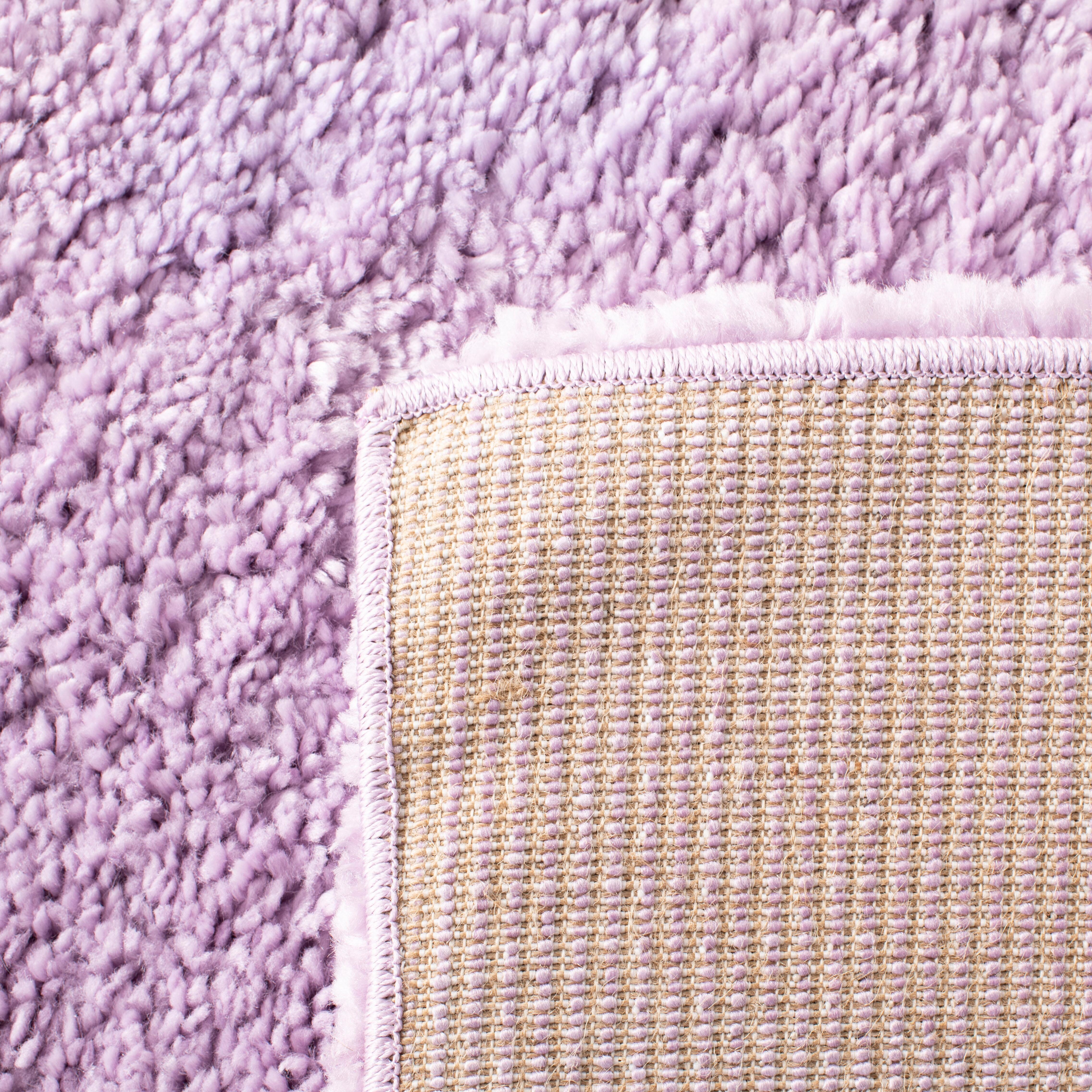 August Shag 6' x 9' Area Rug, Lilac, large