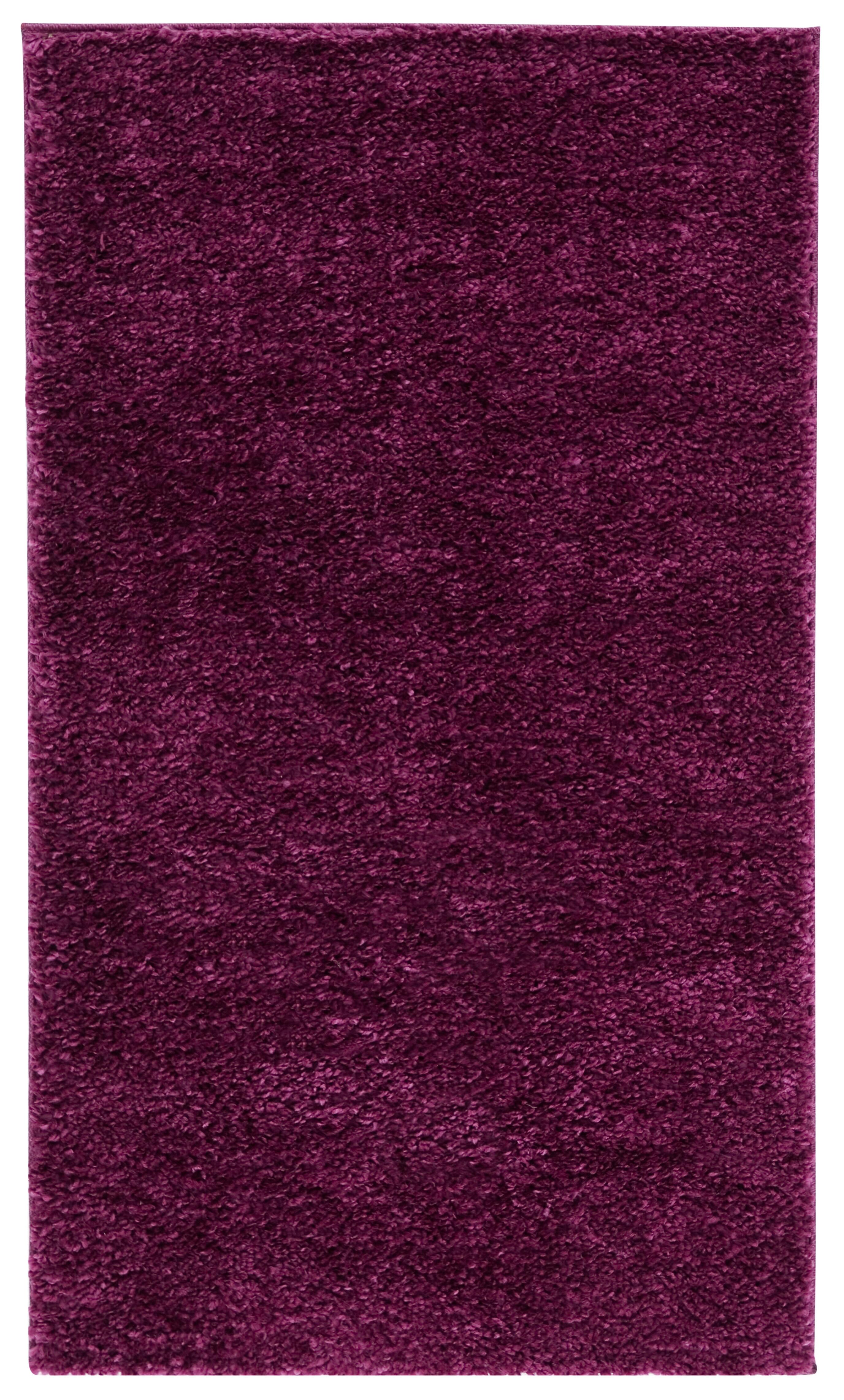 August Shag 2'3" x 4' Runner Rug, Purple, rollover