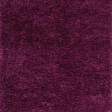 August Shag 2'3" x 4' Runner Rug, Purple, large