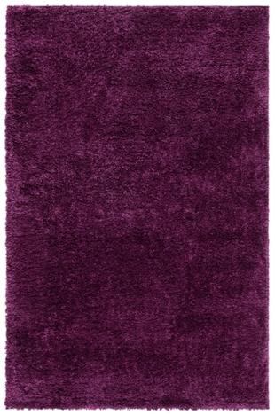 August Shag 4' x 6' Runner Rug, Purple, rollover