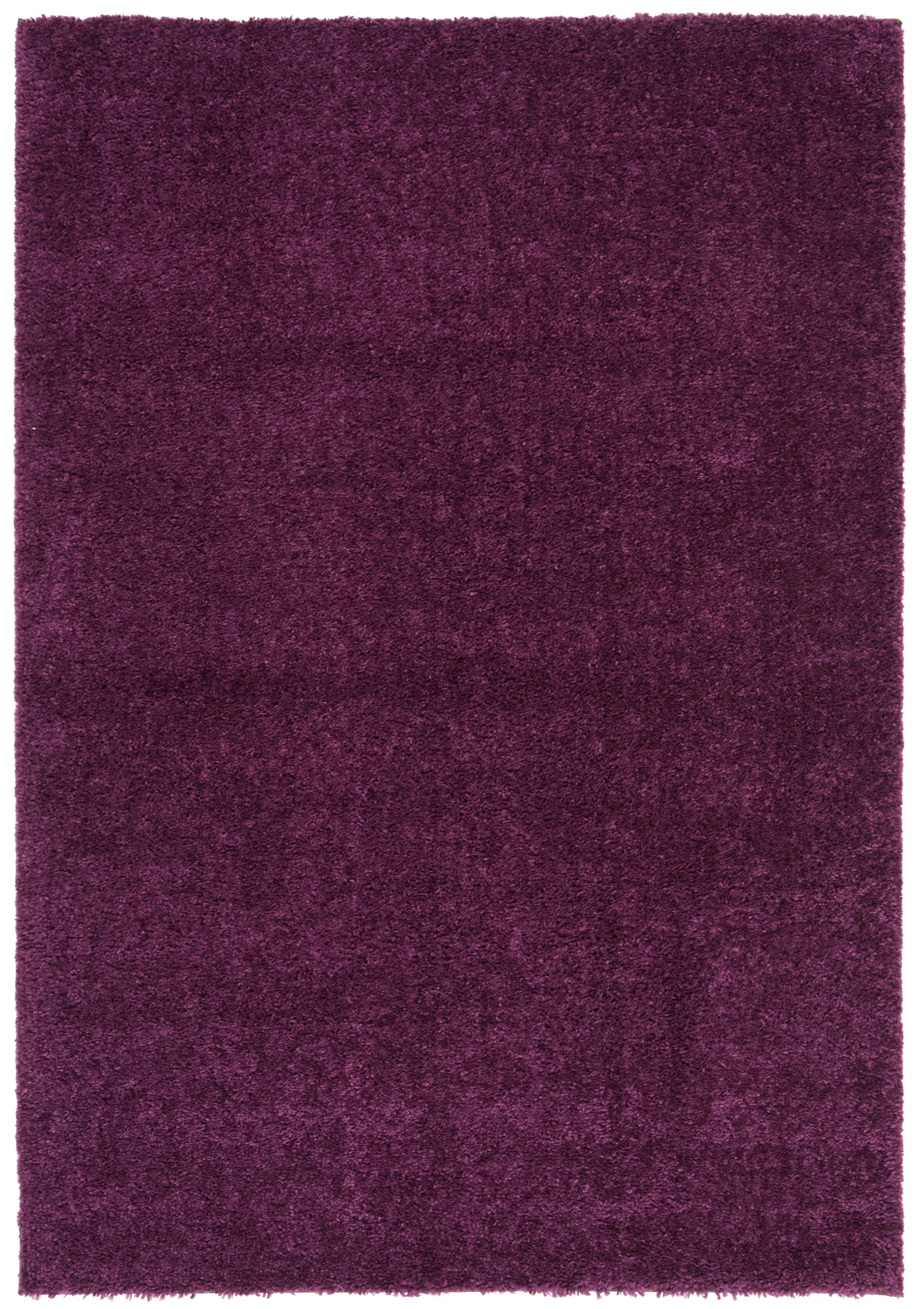 August Shag 5'3" x 7'6" Area Rug, Purple, large