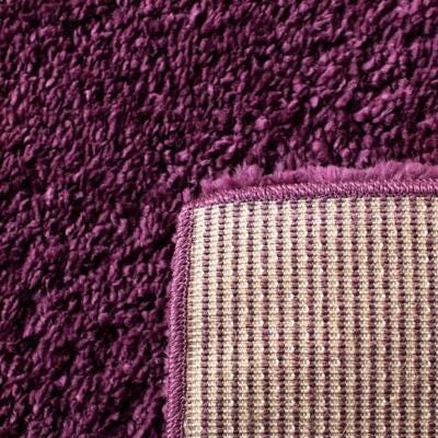 August Shag 5'3" x 7'6" Area Rug, Purple, large