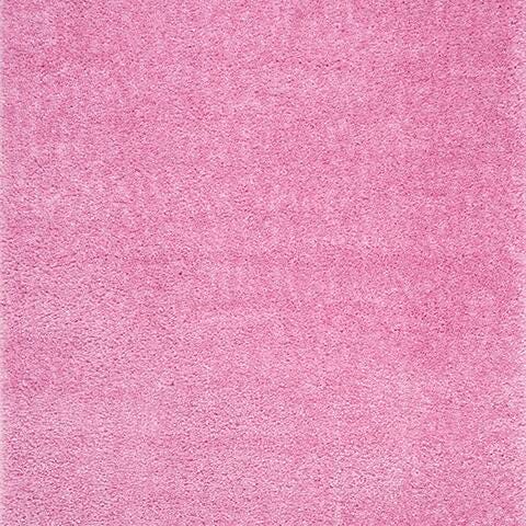 August Shag 5'3" x 7'6" Area Rug, Pink, large
