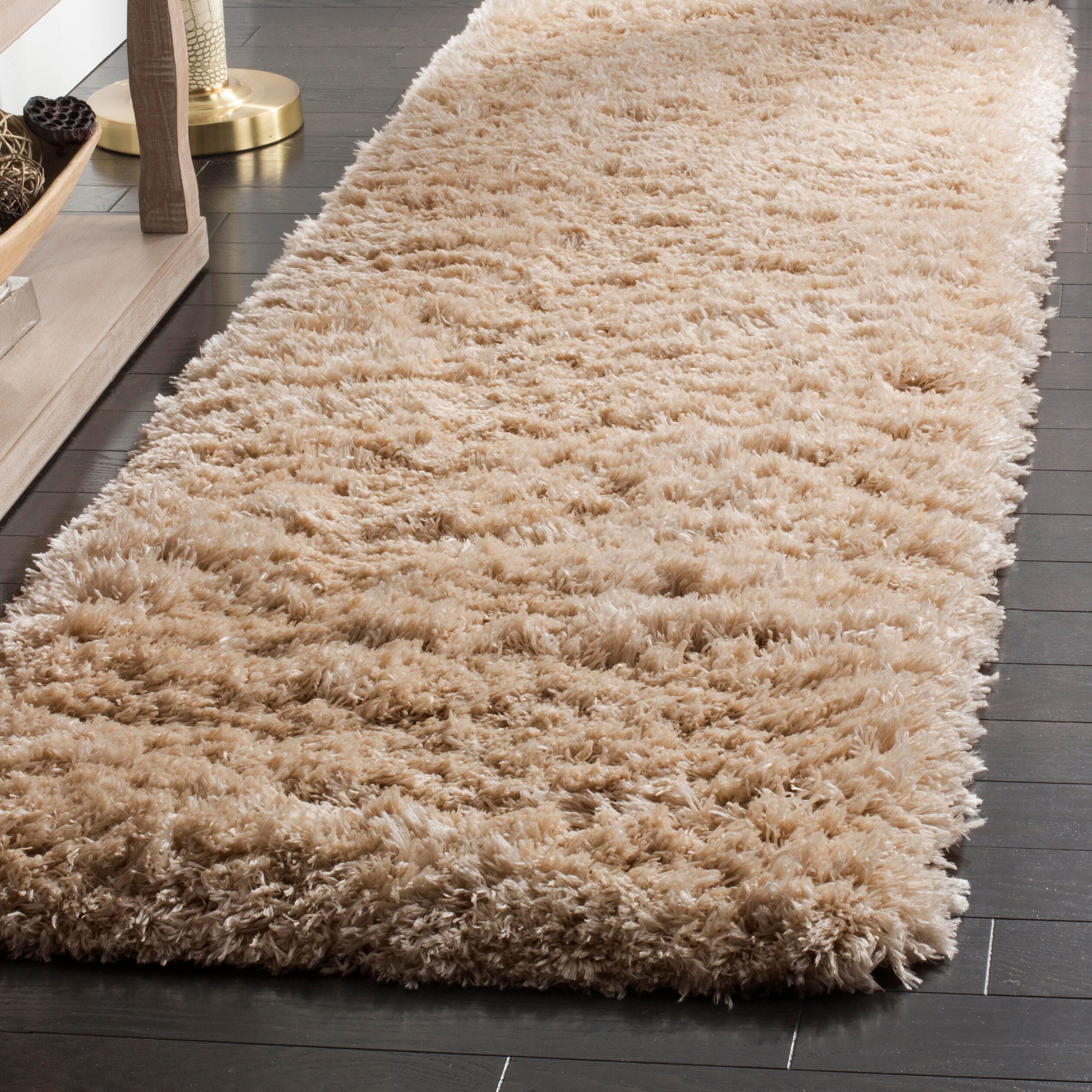 Safavieh Polar Shag 2'3" x 6' Runner, Beige, rollover