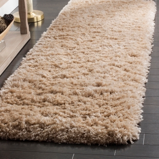 Safavieh Polar Shag 2'3" x 6' Runner, Beige, rollover