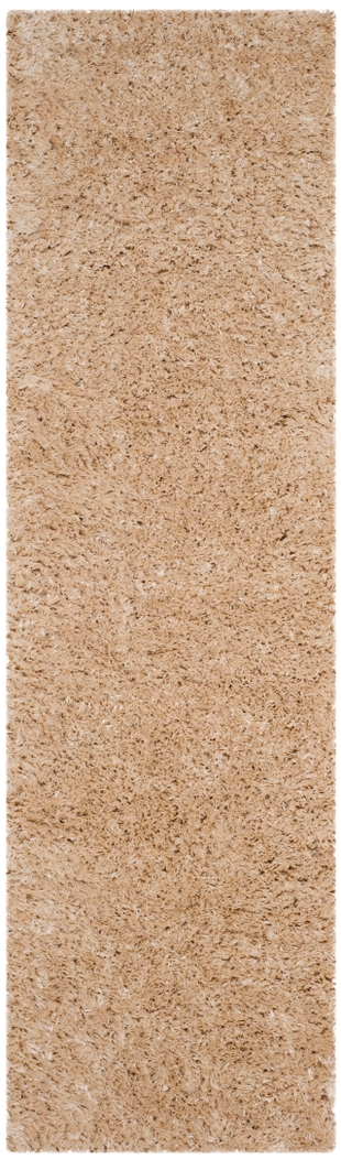 Safavieh Polar Shag 2'3" x 6' Runner, Beige, large