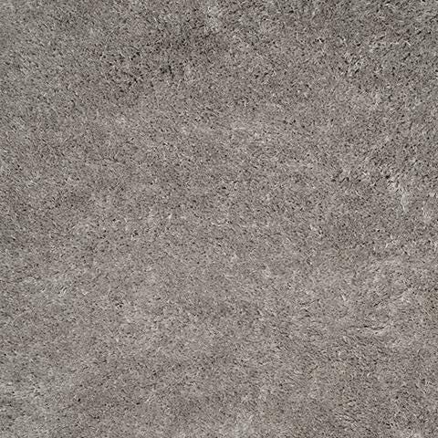 Safavieh Polar Shag Polar Shag 4' x 4' Round Accent Rug, Silver, large